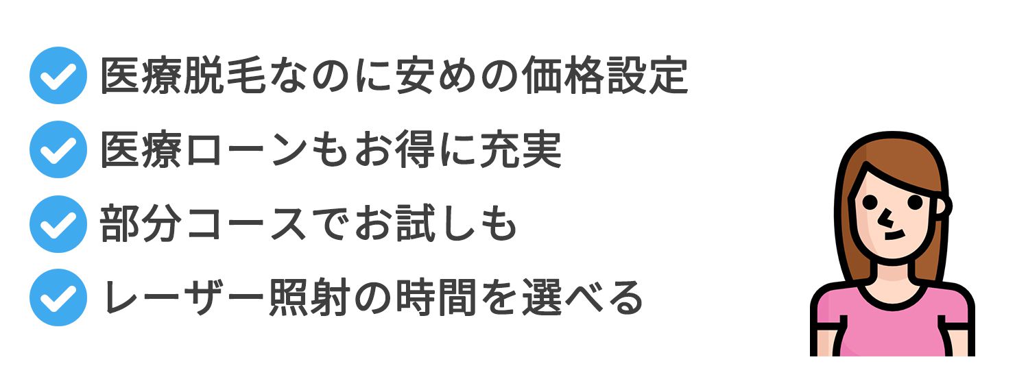 アリシアクリニックのメリット